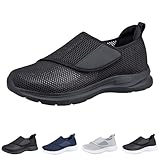 Sportschuhe für Herren, Laufschuhe, Sportschuhe, lässig, bequem, für Damen, breite Schuhe, Sicherheit, Streetwear, klassisch, rutschfest, Jogging, Tennis 2025, Schwarz , 41 EU