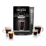 Bosch TPU60309 800 Series VeroCafe Fully Automatic Espresso Machine with Home Connect, 35 Coffee Varieties with Coffee World, Double Cup in Black