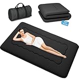 Kiseely Japanische Futon-Matratze, Faltbare Tatami-Matte, tragbare Schlafunterlage mit Tasche und Gurt, Bodenmatratze, verdickte Schlafmatratze, Camping-Matratze