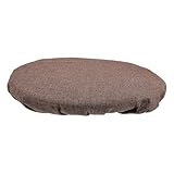 Toyvian Faltbares Sitzkissen für Campinghocker Wasserdichtes Oxford Tragbares Outdoor Polster für Angeln Picknick Reisen Klappbarer Hocker mit Komfortabler Polsterung Braun