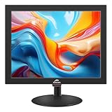 Kenowa 15 Zoll PC Monitor HDMI Bildschirm, Quadratischer Computer Monitor, 1400 x 1050, LED Monitor,60 Hz, 5 Ms, Seitenverhältnis 4:3, 75 x 75 mm VESA, Anschluss mit VGA, HDMI, BNC, AV, TN-Panel