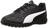 PUMA Monarch II TT Jr Fussballschuh, Black White, 36 EU