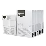 Amazon Basics Mehrzweckpapier zum Kopieren und Drucken, A4, 75g/m2, 2500 Stück (5er-Pack), Weiß