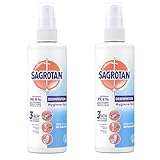 Sagrotan Hygiene Pumpspray – Desinfektionsmittel für Textilien und Oberflächen im Haushalt – 2 x 250 ml Sprühflasche im praktischen Vorteilspack