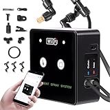 Um 360 Grad drehbare Terrarien-Nebellösung mit integrierter WLAN-Steuerung und effizientem Design (3 Düsen)