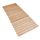 Betten-ABC Premium Rollrost, Stabiles Erlenholz, mit 23 Leisten und Befestigungsschrauben Größe 140 x 200 cm
