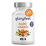 Multivitamin Hochdosiert - 450 Tabletten - Wertvolle Mineralien & alle A-Z Vitamine - 15 Monate Vorrat - Unterstützt das Immunsystem* - Laborgeprüft ohne Zusätze in Deutschland hergestellt