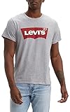 Levi's Herren Graphic Set-In Neck T-Shirt, Batwing Logo, Grey, XL