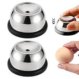 2 Stück Eierpiekser,Eierstecher aus Edelstahl und Kunststoff,Spülmaschinenfest Eierstecher Eipicker,Multi Eierpicker,Eierpikser,Eieröffner Werkzeug für Küche,Esszimmer,Bar