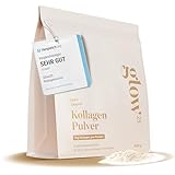 Glow25® Collagen Pulver [450g] - Unser Original - Kollagen Hydrolysat - Peptide Typ 1 und 3 - Gute Löslichkeit - Neutral