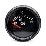Oxxggkao Verbessert Genauigkeit, Automobil-Temperaturmessgeräte, Wasserthermometer, robustes Maschineninstrument für Kraftstoffgeneratoren, schnell installierbare Kraftstoffe, Motormessgeräte