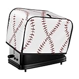 Baseball-Spitzen-Toaster-Abdeckung, 2 Scheiben, Sport, Vintage-Toaster, gemütlich, mit Tasche, schmutzabweisend, staubdicht, Küchenschutz für kleine Geräte
