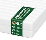 DREAMSTAR Easy Flex 7-Zonen Matratze 90x200 cm | H2&H3 | Ergonomische Kaltschaummatratze | Hypoallergen & Antibakteriell | Bezug abnehmbar & waschbar | Oeko-TEX® | (11cm, 90 x 200 cm)