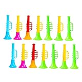 KOMBIUDA 20st Kleiner Lautsprecher Blasrohr Schiebepfeife Horn Partygeschenke Für Trompeteninstrument Mini-Trompeten -Instrumente Hörrohr Kinderzubehör Plastik