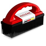 ALCLEAR 9519 Tierhaarbürste – ergonomische Silikonbürste gegen Hundehaare & Katzenhaare – für Auto, Polster, Sofa, Teppiche, Heimtextilien – wiederverwendbar, chemiefrei – designed in Germany