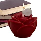 De-Kerze, Aromatherapie-Kerzen, in Form von | Duftkerze in Form eines Valentinstags, Sojawachs, Tischdekoration, Kamin,
