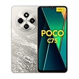 XIAOMI Poco C75 4G Golden-Smartphone 6 + 128 GB, 2,0 GHz, immersives 17,5 cm Display, massiver 5160 mAh Akku, klare 50 MP AI-Dual-Kamera, leistungsstarker Octa-Core-Prozessor