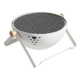 BBQ Charcoal Grill, Holzkohleofen für den Außenbereich, zusammenklappbarer Holzkohle-Teekocher, tragbarer Holzkohlegrill, Outdoor-Küchenherd - Grillofen