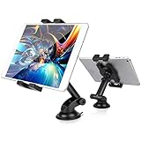 Linkstyle Kfz Tablette Halterung Universal Armaturenbrett Windschutzscheiben Auto Handyhalter 360° Schwenken mit Saugnapf Kompatibel mit iPhone/iPad/Samsung Galaxy Huawei (4.5-12 Zoll)