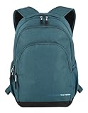 Travelite Handgepäck Rucksack mit gepoltertem Laptopfach, Laptop Rucksack 15,6 Zoll, KICK OFF, Tagesrucksack für Urlaub und Sport, 45 cm, 22 Liter