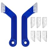 IWOWHERO Fliesen Fugenkratzer mit Klingen Langlebiges Mörtelentfernungswerkzeug für Boden Wandfliesen Vielseitig für Küche Bad Fenster und Türfugen Einfache Anwendung