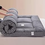 Futon-Matratze, faltbar, weich und atmungsaktiv, druckreduzierendes Design für Schlafsaal oder Zuhause