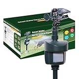 Aqualin Garten Wasser Vogelabwehr mit Tag- und Nachtdetektion,Jet Tier Repeller, Reiherschreck Hunde vertreiben Katzen Marten Waschbären Wilde Tiere,Reichweite bis zu 10 m