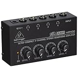 Best Price Square Headphone Amplifier, 4 CH Stereo HA400 by BEHRINGER