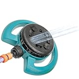 Rasensprinkler, Gartensprinkler | Rasensprenger 8 Muster Sprinkler für Garten - Outdoor Garten Sprinkler für Bewässerung Rasenbewässerungssysteme, kleine und große Höfe