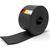 PIKKI® Wiederverwendbare Antirutschmatte zur Ladungssicherung Länge 5m Breite 12,5 cm Höhe 8mm, formstabile zugfeste Gummistreifen, Gummimatte