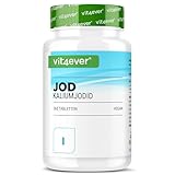 Jod 400µg - 365 Tabletten aus Kaliumjodid - Kalium Jodid für 1 Jahresvorrat - Ohne unerwünschte Zusätze - Hochdosiert - Vegan (365 Tabletten)