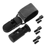 HEMOTON 1Satz Gartenflaggen Clip Teiliges Zubehör mit Winddichtem Stopper und Federstecker Langlebig und Wetterbeständig für Gartenbanner und Fahnenmast Befestigung