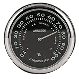 Luminous Car Clock - Hygrometer -Auto -Thermometer | Carr Quartz Uhr | Kleine runde kundenspezifische Genauigkeit | Stick auf Dashboard | Lesen Sie die Zeit für Automobilbootfahrrad