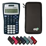 TI-30XIIS Taschenrechner inklusive Schutztasche von WYNGS in Schwarz - Basic Set