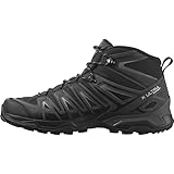 Salomon X Ultra Pioneer Mid Gore-Tex wasserdichte Herren Outdoorschuhe, Outdoor-bereit, Sicherer Fußhalt, Stabil und gedämpft, Black, 42