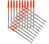 Q-Connect KF34044 Gelschreiber Kugelschreiber M rot, 20