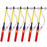 LED Laternenstab Elektrisch, 6 Stück für St. Martin, Halloween, Kinderpartys, Kostümpartys, Weihnachten - Elektronischer Laternenstab für Kinder