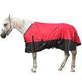 Gallopoff Regendecke Pferd Reißfest – Wasserdicht, Atmungsaktiv & Ohne Füllung (0g), Leichte & Komfortable Pferdedecke