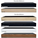 aquacando Aquarium Abdeckung 100x40cm (ohne Leuchtbalken) Farbe Nussbaum (Sonderdekor)
