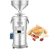 1100 W, Elektrische Sesamsaucen-Nussmühle, Erdnussbuttermaschine, 15 Kg/H, Einstellbare Partikelgröße, Für Erdnuss-, Sesam- Und Walnussbutter