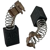 2x Kohlebürsten Schleifkohlen für Makita BO4901 / BO 4901 Schwingschleifer, CB419, 6 x 9 x 12 mm