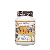 BIG Whey One Piece Proteine, exklusive Edition mit 12 Sammelbehältern, hochwertiges Rohmaterial, Whey Protein für Muskelmasse, laktosefrei (1 kg, Cookies & Cream & Blackmax Cookie Powder)