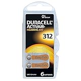 Duracell Activair Hörgeräte Batterien, 312 Größe (Rudel von 60)