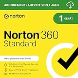 Norton 360 Standard 2025 | 1 Gerät | 1 Jahr | Aktivierungscode per Email