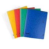 Brunnen FACT!Plus A4 Schnellhefter Sammelmappe Dokumentenmappe aus dickem, gepresstem Karton im praktischen 5er-Set ideal zur Ablage und Organisation für Amtsheftung und kaufmännische Heftung