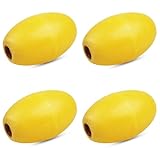 4stk Seil Schwimmt Boje Schwimmer Marine Ankerbojen für Boote Krabbenfalle Boje Fischerei Marker Bojen Wasser Ski Seil Schwimmer für Boote Pool Kajak Krabbenfischen Trail Dock (TF17-4 STK)