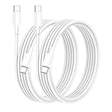 WWB USB-C-auf-USB-C-Kabel für iPhone 15/16, Schnellladekabel 2m, 60W, Kompatibel mit iPhone 16/16 Pro/15/15 Plus/15 Pro/15 Pro Max, iPad Pro/Air/Mini, Mac - Schnellladung, Hochwertiges Typ C Kabel