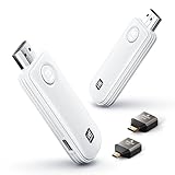 2025 Wireless HDMI Transmitter and Receiver 4k Decode, Plug & Play, 5.8G Stabile Verbindung, 165FT/50M tragbarer HDMI Kabellos Extender für Streaming Video Audio von Laptop, PC zu HDTV, Projektor