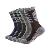 BOGAZY Socken Mischfarbene Wander-Mittelrohrsocken For Männer Und Frauen, Bequeme Warme Wintersocken LäSsige Socken(L)
