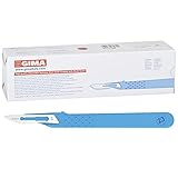 GIMA - Sterile Einweg-Skalpelle, Standardmodell, Nr. 23, 10er-Pack, 27067